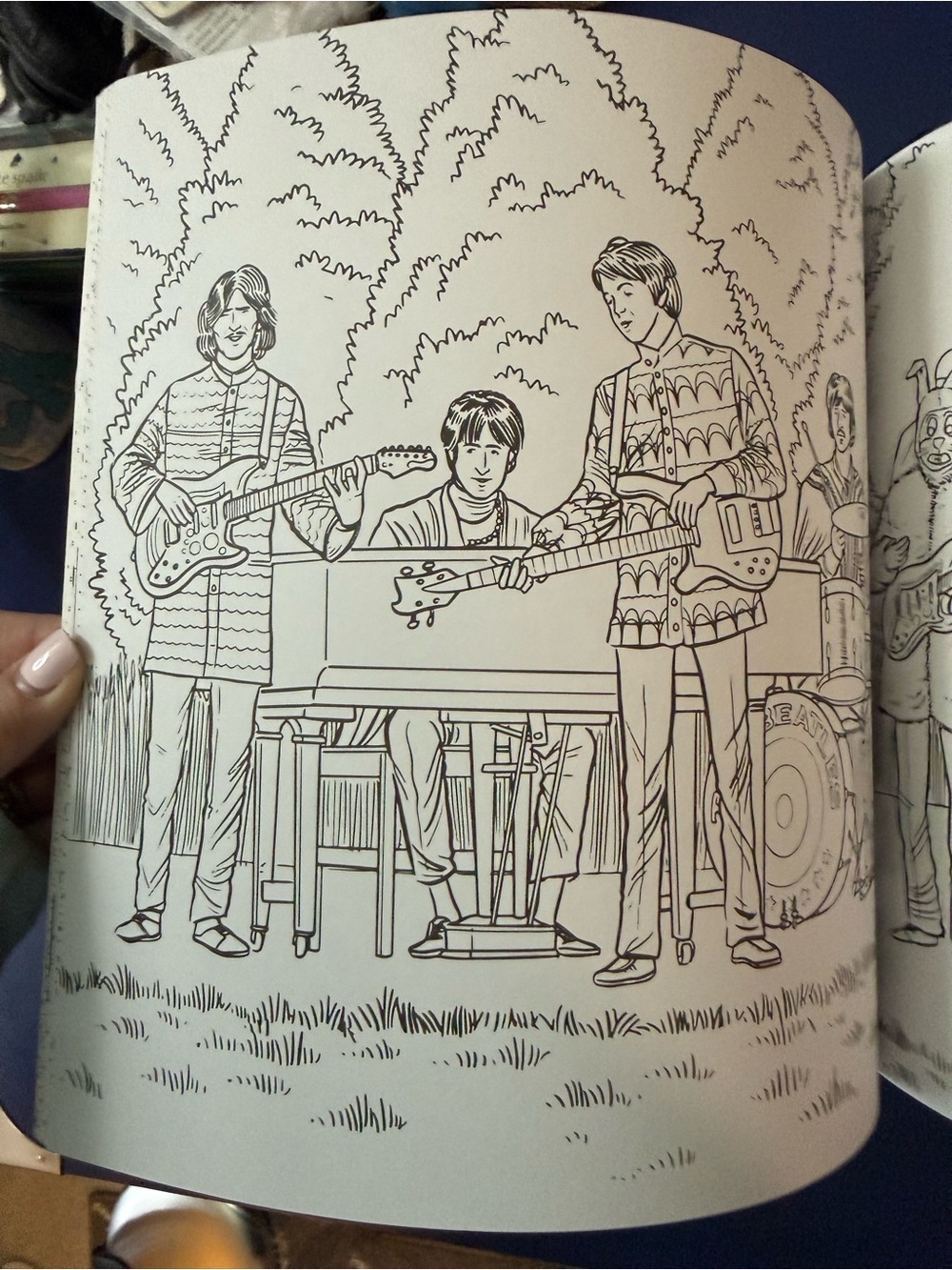 The Beatles Coloring Book with Rainbow Markers - Multi - Picture 10 of 10